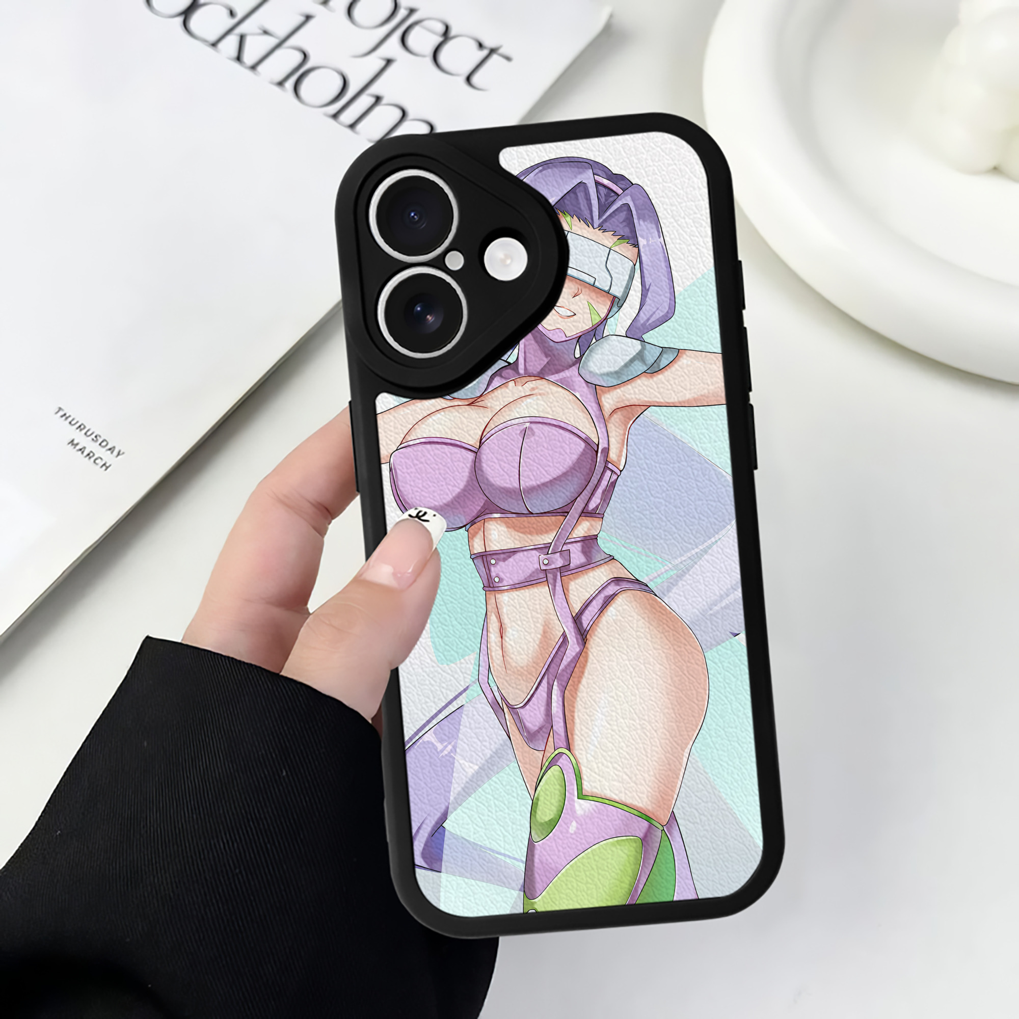 （画像用） Digimon デジタルモンスター/デジモン 【iPhone 16シリーズ対応】シリコンスマホケース（レザー調） 材質：シリコン